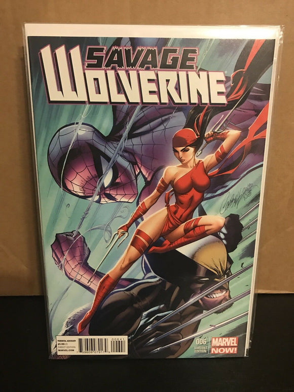 Savage Wolverine #6 J Scott Campbell Variant 1:50 Marvel Comics Rare