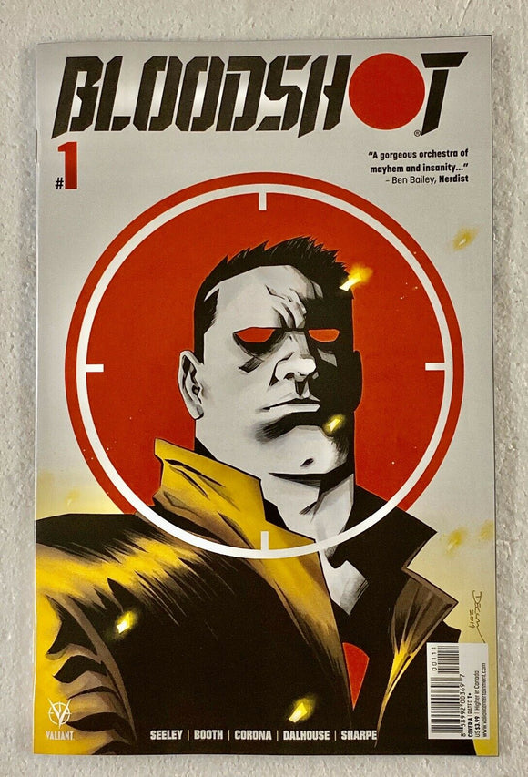 Bloodshot #1 COVER A SHALVEY Valiant Entertainment 2019 JDF Seeley Booth Corona