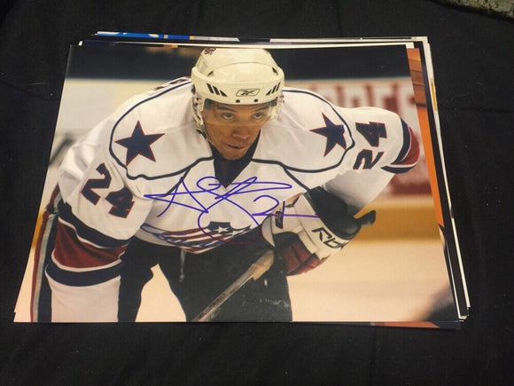 Anthony Stewart Signed Rochester Americans 8x10 photo Los Angeles Kings Proof