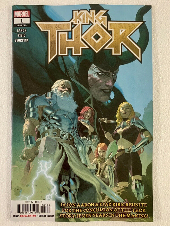 King Thor #1 Cover A Jason Aaron Esad Ribic Marvel Comics 2019