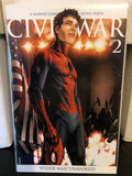 Civil War #2 Michael Turner Spider-Man Unmasked Variant (2006) Marvel Comics