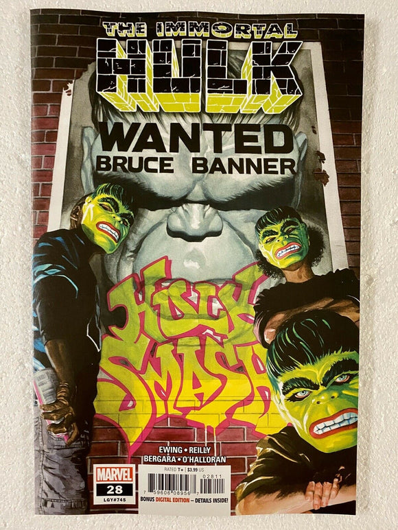 The Immortal Hulk #28 Alex Ross Cover A 2019 Marvel Comics Ewing Reilly Bergara