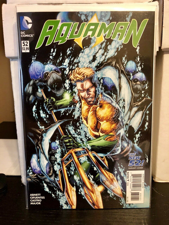 Aquaman #52 New 52 Variant Cover Swipe #1 Brett Booth Rapmund