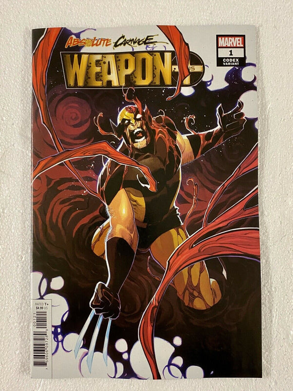 Absolute Carnage Weapon Plus #1 Codex Variant 2019 First Appearance Weapon V