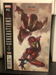 Generations The Iron #1 Iron Man & Ironheart Marvel Comics 2017 Riri Tony Stark