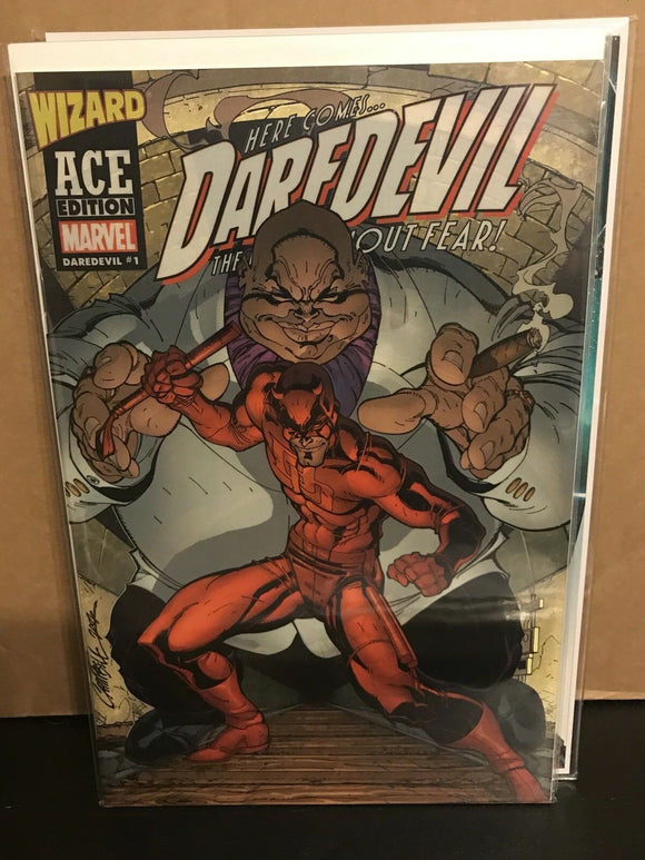 Daredevil #1 Wizard Ace Edition Campbell Cover The Man Without Fear 2002 Murdock