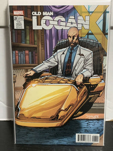Old Man Logan #26 Jim Lee Professor X X-Men Trading Card Variant Marvel 2017