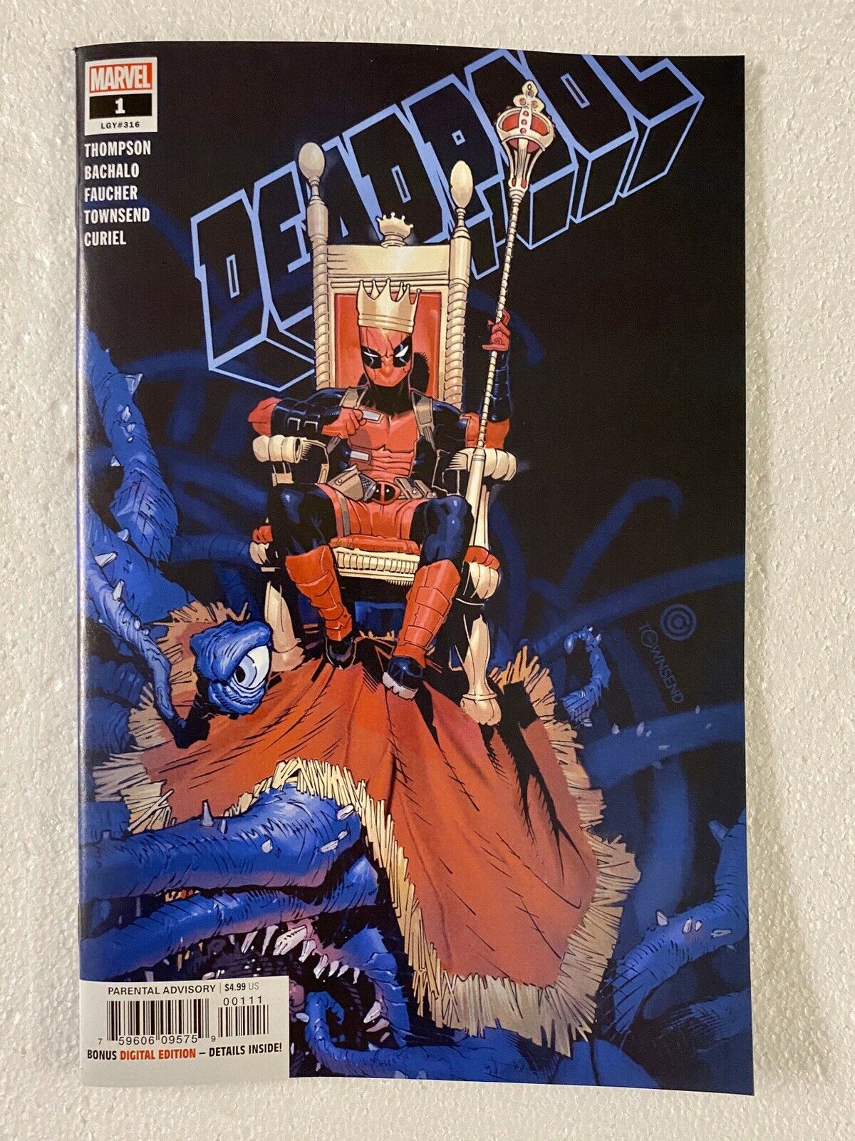 deadpool king of monsters DEADPOOL #1 Bachalo Cover A 2019 Marvel First Appearance Of King Of Mo – Mustang Comics