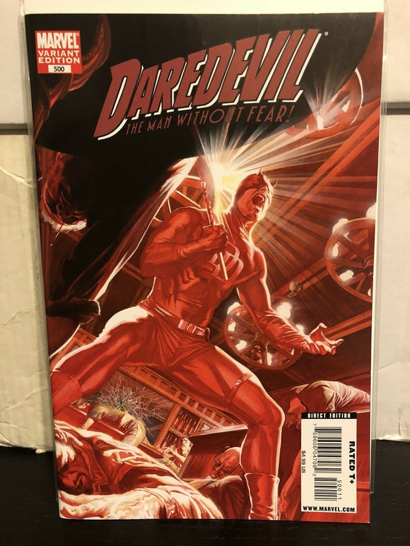 Daredevil #500 Alex Ross Variant Marvel Comics Man Without Fear Ed Brubaker