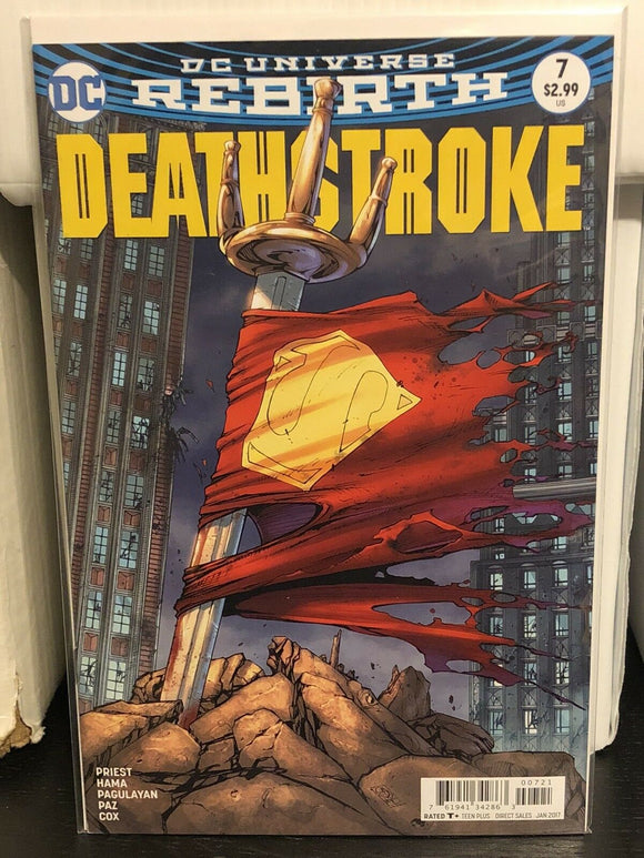 Deathstroke #7 Romulo Fajardo Jr Cover B Variant DC Comics Rebirth Slade Wilson