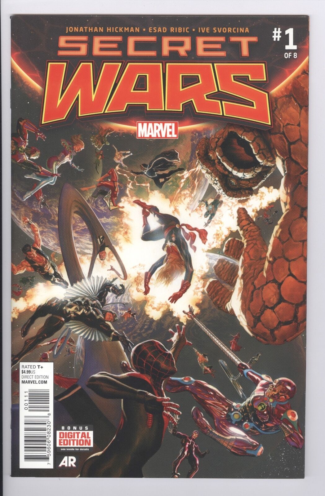 Secret Wars #1 Cover A 1st Printing Regular Alex Ross Cover Marvel