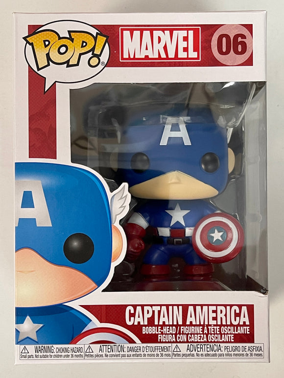 Funko Pop! Marvel Classic Captain America (Steve Rogers) #06 Marvel Comics