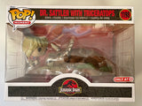 Funko Pop! Movie Moments Dr Sattler W/ Triceratops #1198 Jurassic Park Target Exclusive