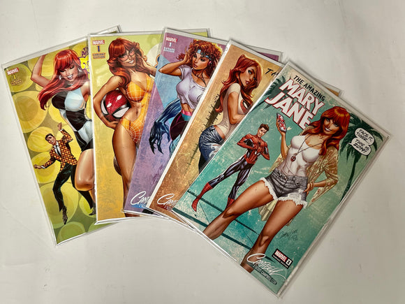 Amazing Mary Jane #1 (Marvel, 2019) J Scott Campbell Exclusive Variant A-E