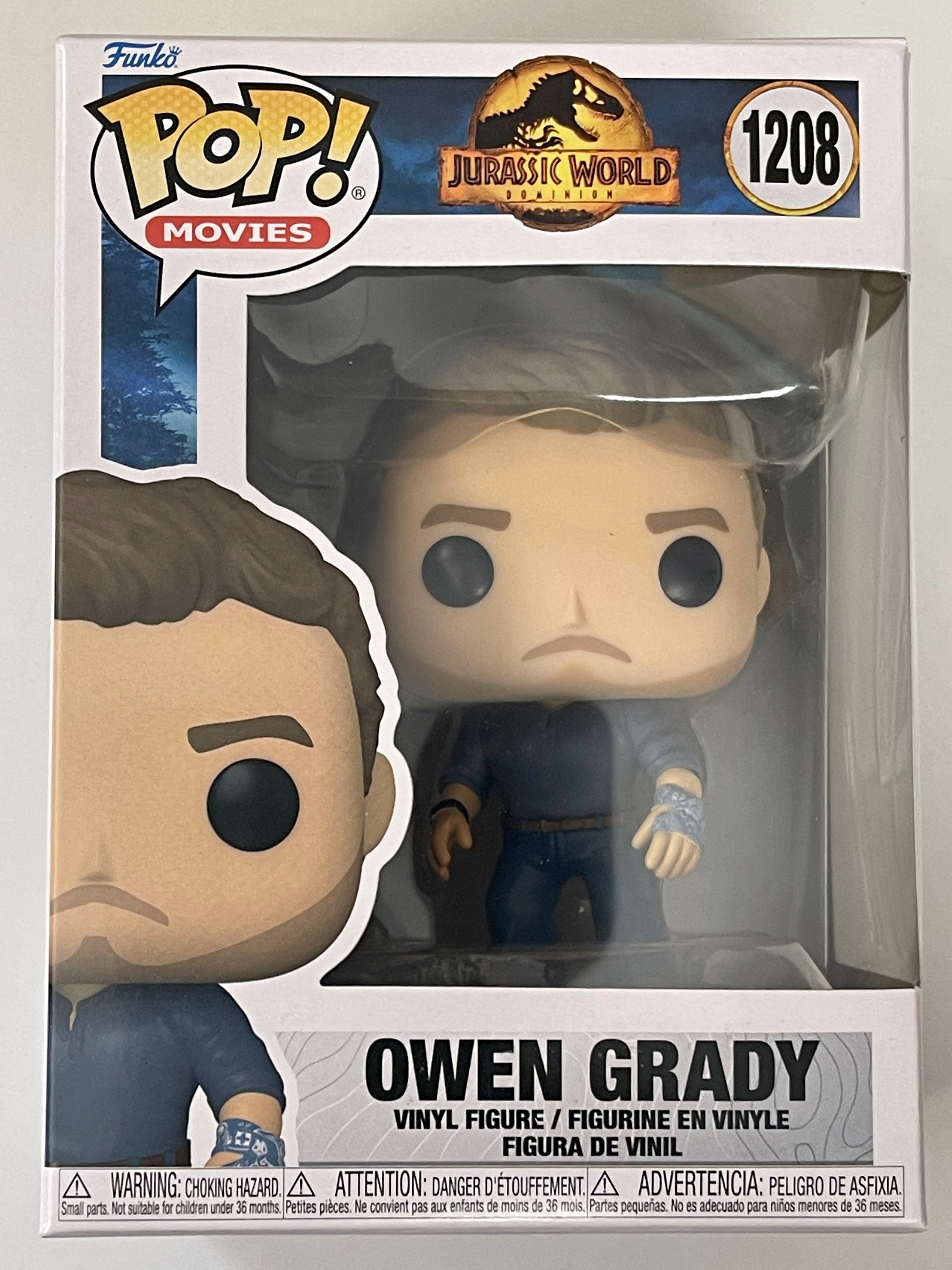 Funko Pop! Movies Owen Grady #1208 Jurassic World Dominion 2022
