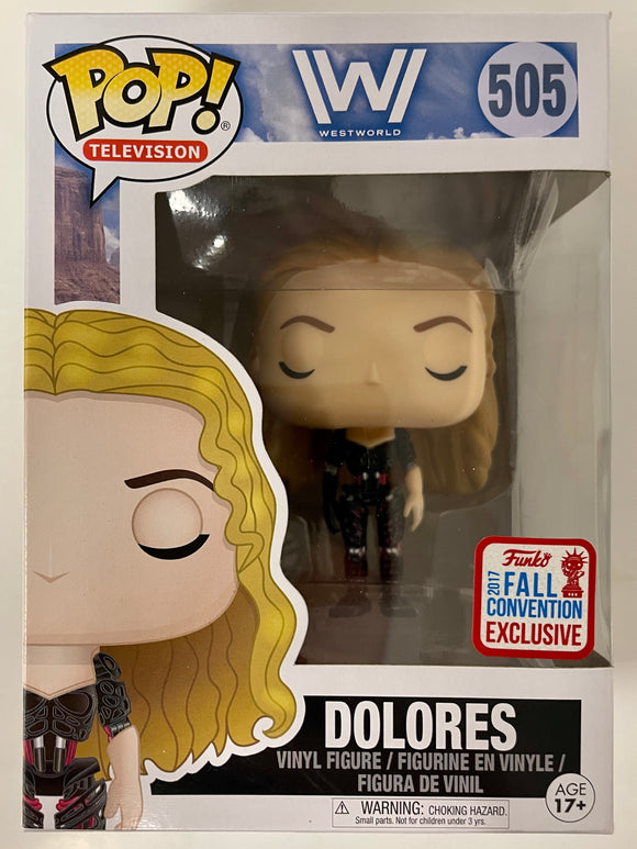 Funko Pop! Television Dolores #505 Westworld NYCC 2017 Fall Con Vaulted Exclusive