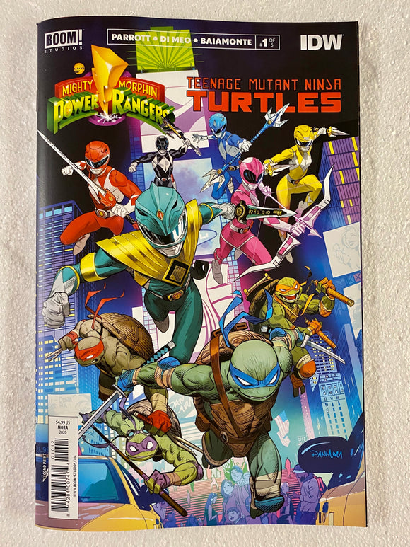 Mighty Morphin Power Rangers Teenage Mutant Ninja Turtles #1 Second Print