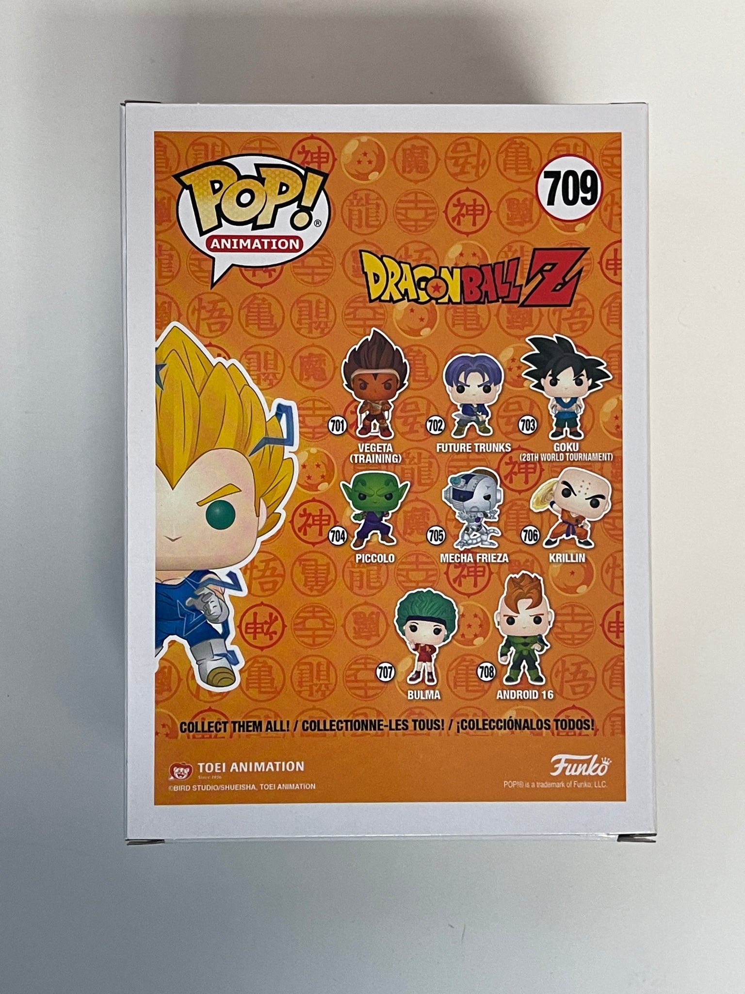 Funko Pop! Animation Dragon Ball Z Super Saiyan 2 Vegeta PX Exclusive  Figure #709 - Legacy Comics and Cards