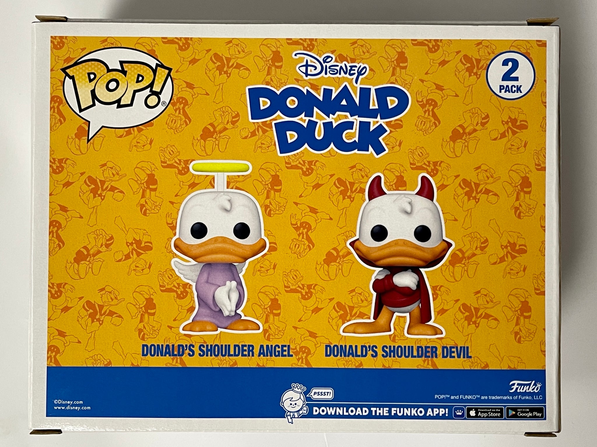 Funko Pop! Disney Donald's Shoulder Angel & Devil 2-Pack Wonderous