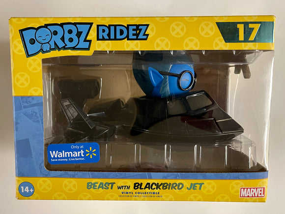 Funko Dorbz Rides Marvel Beast W/ Blackbird Jet #17 X-Men 2016 Walmart Exclusive