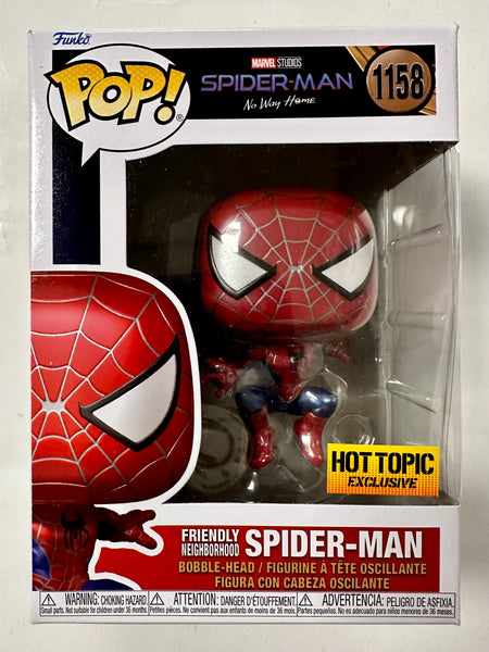 Funko Pop! Marvel Metallic Friendly Neighborhood Spider-Man