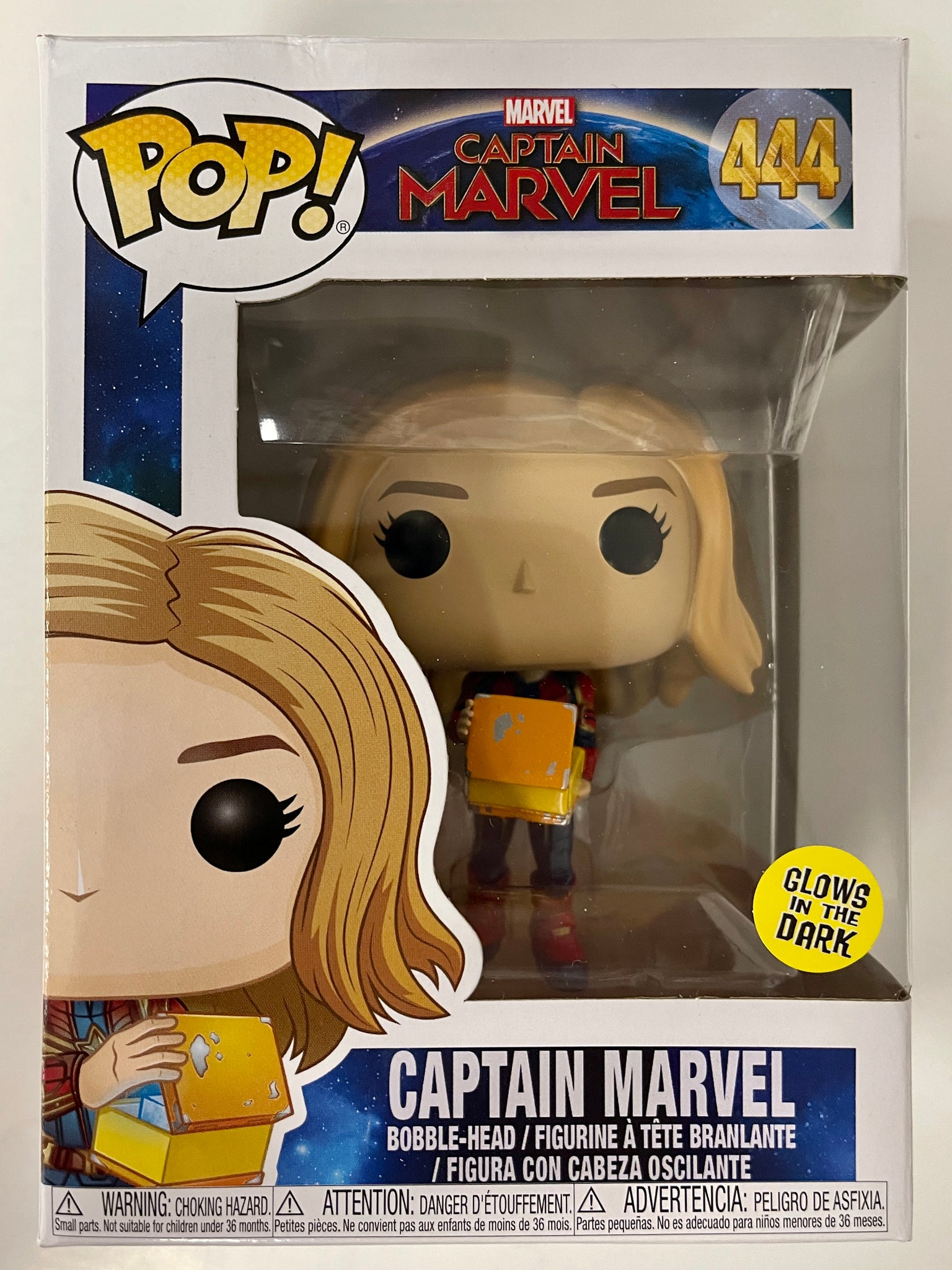 Figurine Funko Pop! Marvel : Captain Marvel - Captain Marvel w
