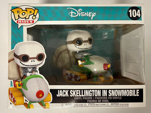 Funko Pop! Disney Jack Skellington Snowmobile #104 Nightmare Before Christmas 2021
