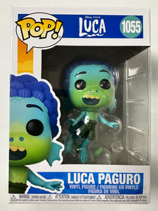 Funko Pop! Disney Luca Paguro (Land) #1053 Pixar Luca 2021 Italy Vespa (Corner Dmg)