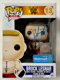 Brock Lesnar Signed WWE Funko Pop! #13 Vaulted Exclusive With PSA/DNA COA Beast Incarnate