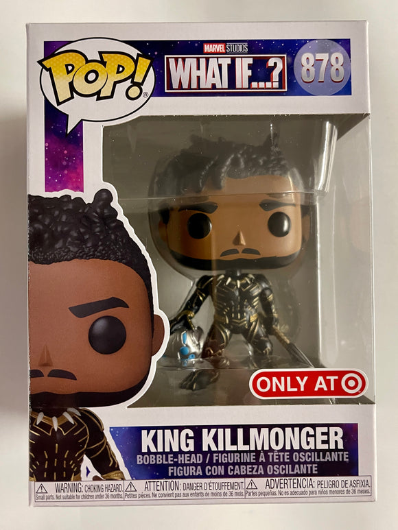 Funko Pop! Marvel King Erik Killmonger #878 Target Exclusive What If? Disney+