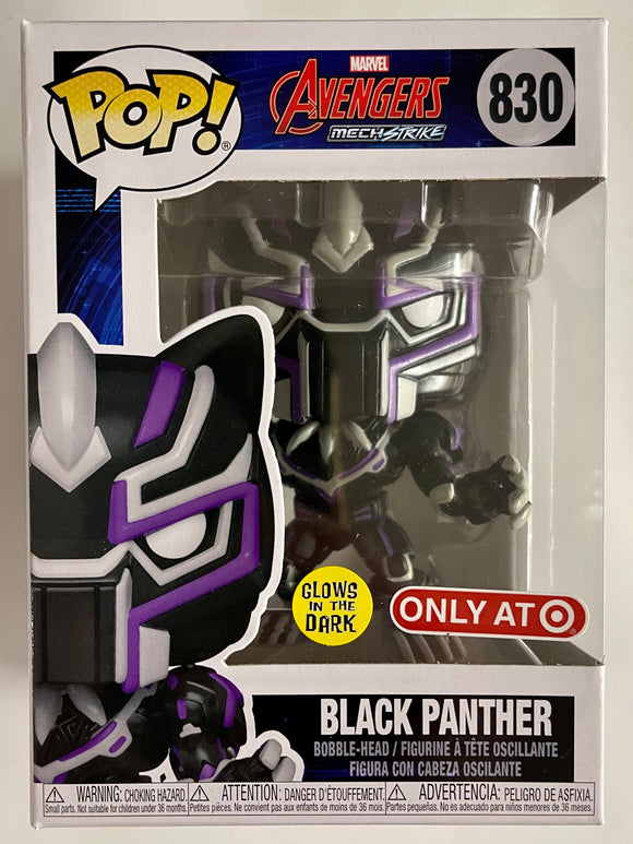 Funko Pop! Marvel Black Panther #830 Avengers MechStrike Glow Target Exclusive