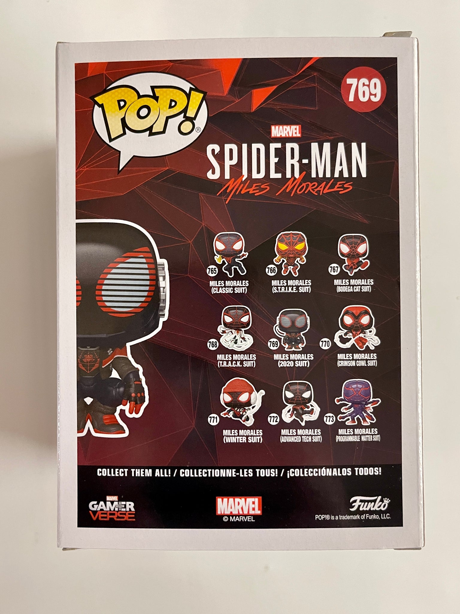 Figurine Miles Morales 2020 Suit / Spider-Man Miles Morales / Funko Pop  Marvel 769