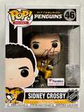 Sidney Crosby Signed NHL Pittsburgh Penguins Funko Pop! #46 Vaulted Fanatics Exclusive With JSA LOA