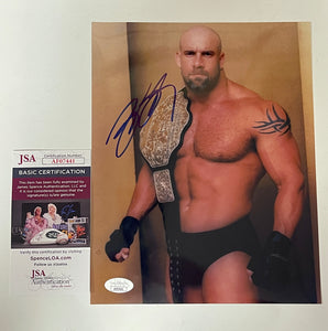 Bill Goldberg Signed WWE Wrestling 8x10 Photo With JSA COA The Spear WCW