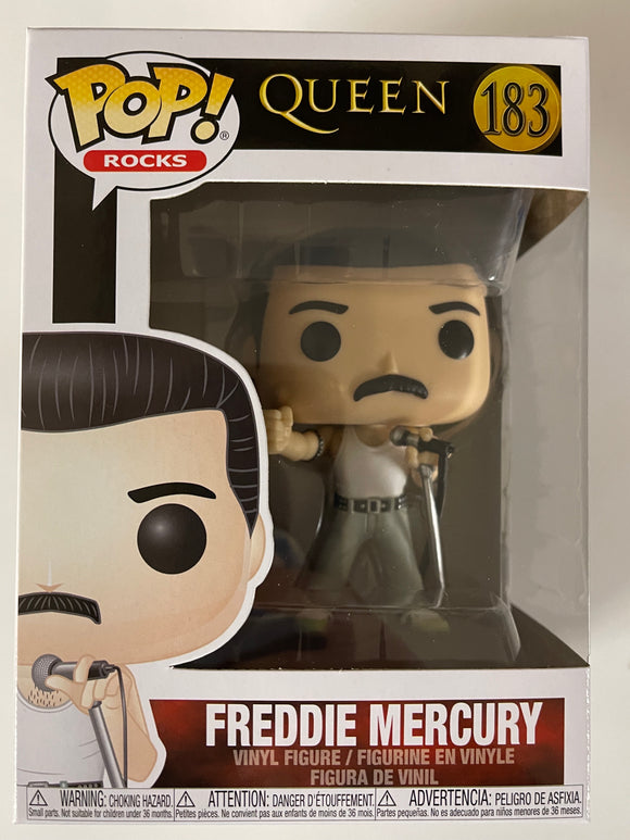 Funko Pop! Rocks Queen Freddie Mercury #183 Bohemian Rhapsody Under Pressure