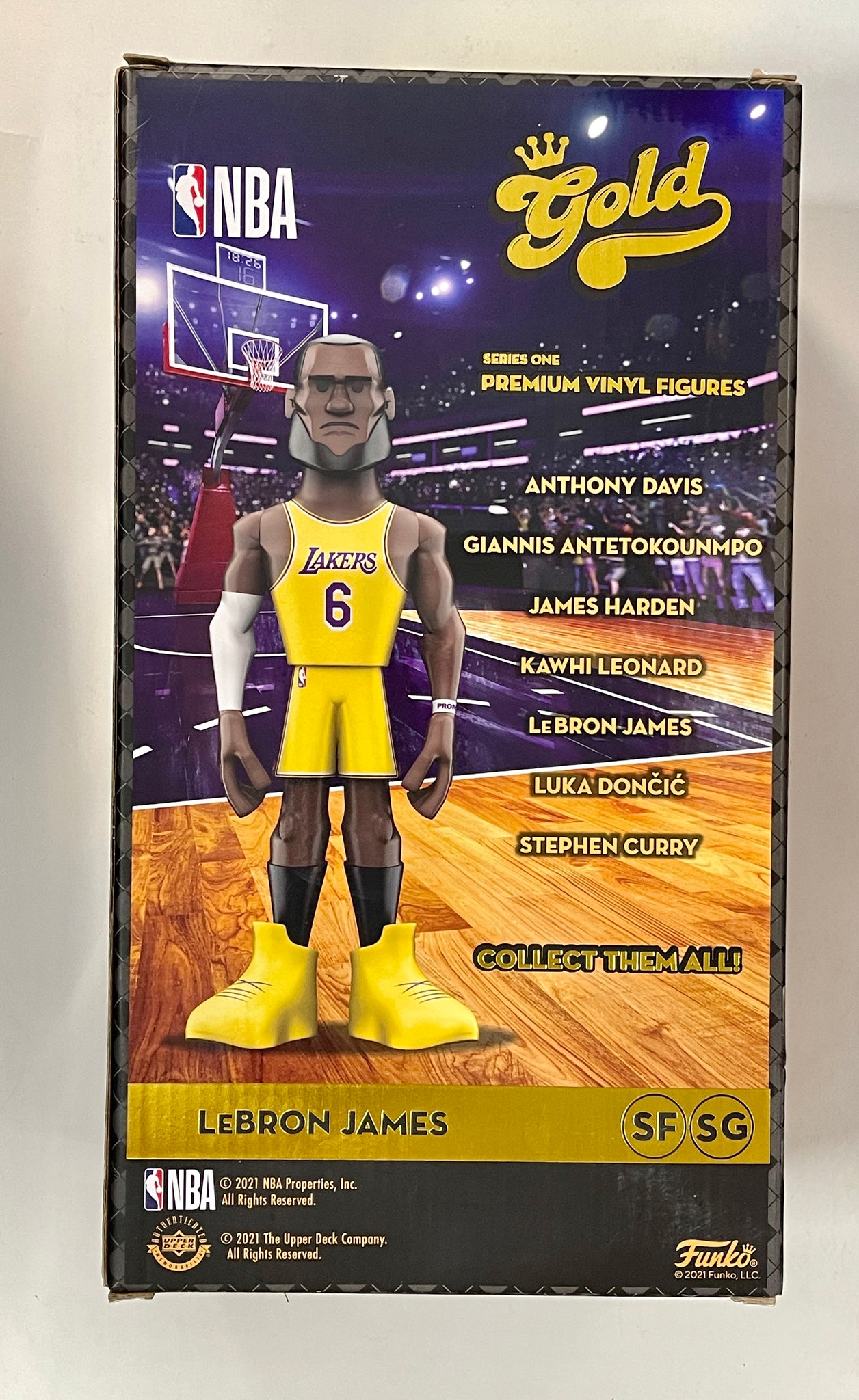 Funko Gold! Sports NBA Los Angeles Lakers 12 LeBron James (Purple Jer –  Farnsworth Collectibles