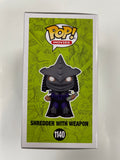 Kevin Nash Signed Shredder with Weapon Funko Pop! #1140 Teenage Mutant Ninja Turtles: Secret of The Ooze FS Exclusive With PSA/DNA COA