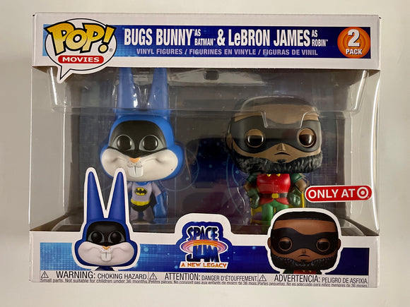 Funko Pop! Movies Bugs Bunny Batman & Lebron James Robin 2-Pack Space Jam 2: A New Legacy Target Exclusive