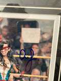 AJ Lee Signed & Framed WWE Wrestling Womens Champion Diva 8X10 With PSA/DNA COA