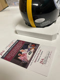 Tone Digs (Digz) Signed Pittsburgh Steelers Mini Helmet With JSA COA Pat MacAfee Show Hammer Dahn