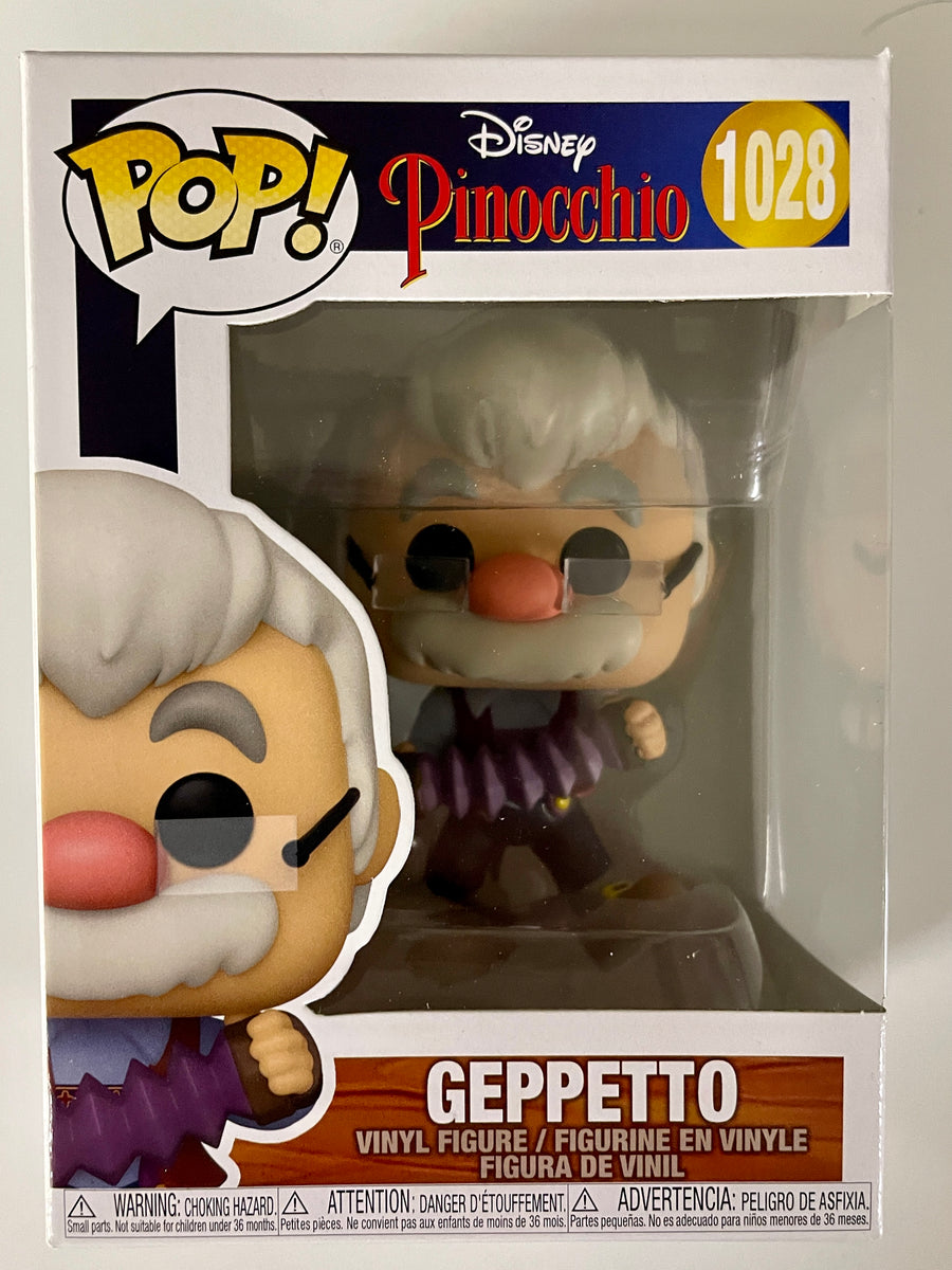 #1028 Cartoons Disney 202 – Pinocchio Mustang Pop! Classic Comics Disney Funko Geppetto