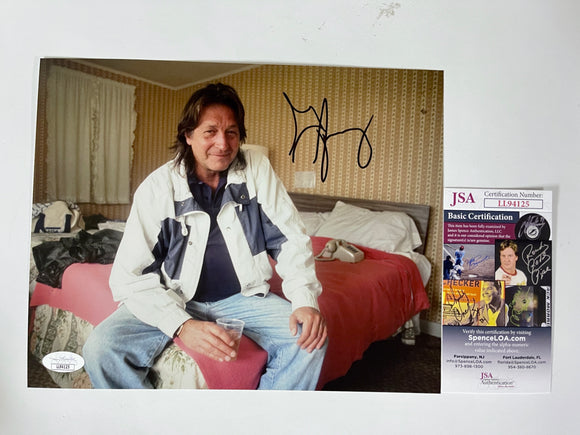 George Jung Signed Matte 8x10 Photo with JSA COA Blow Famous Drug Smuggler Boston George
