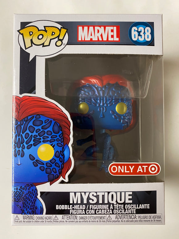 Funko Pop! Marvel X-Men Metallic Mystique #638 Target Exclusive 20th Anniversary