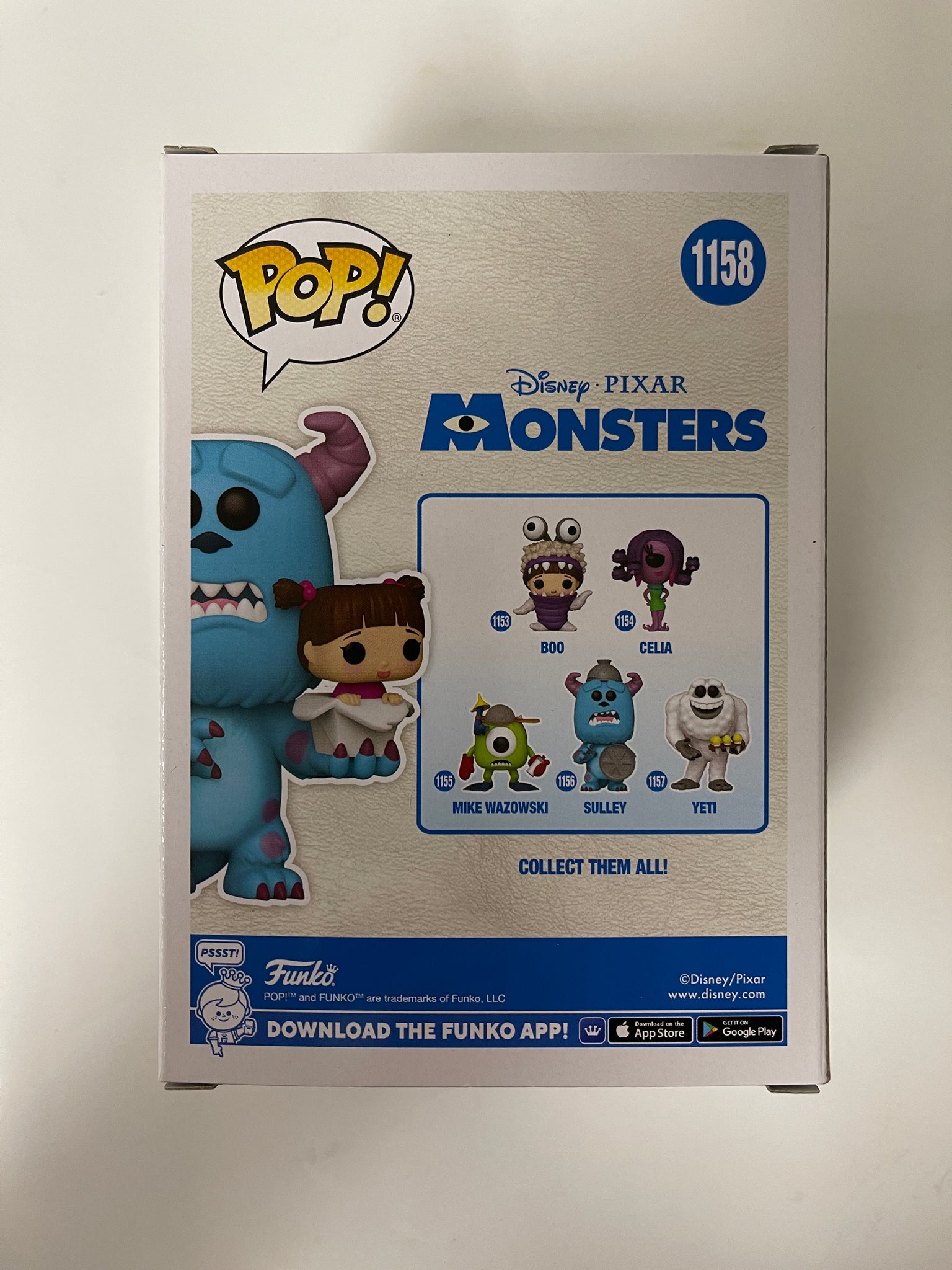 boo monsters inc funko Disney Pixar Monsters Sulley with Boo Exclusive Funko Pop! #1158