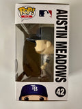 Funko Pop! MLB Austin Meadows With Bat #42 Tampa Bay Devil Rays Baseball
