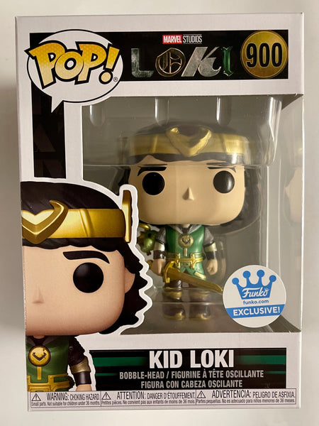 Funko Pop! Marvel Metallic Kid Loki W/ Alligator Loki #900 Funko Shop –  Mustang Comics