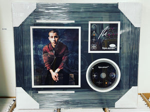 Nick Jonas Signed & Custom Framed Spaceman CD Insert With JSA COA