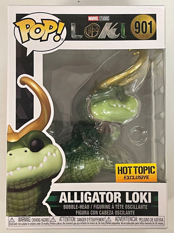 Funko Pop! Marvel Alligator Loki #901 Disney + Series Hot Topic 2021 Exclusive