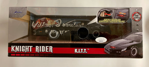 William Daniels Signed Knight Rider KITT 1:24 Car Box With JSA COA