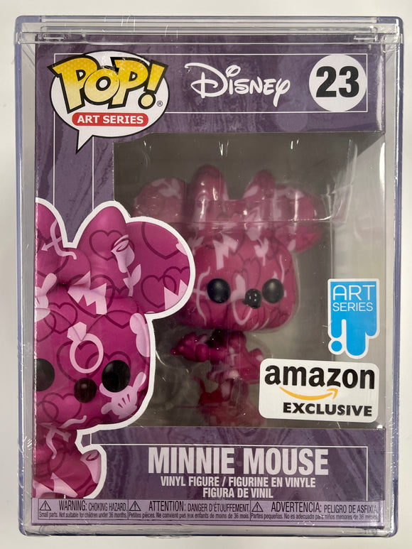 Funko Pop! Disney Minnie Mouse #23 Art Series Amazon Exclusive W/ Hard Protector